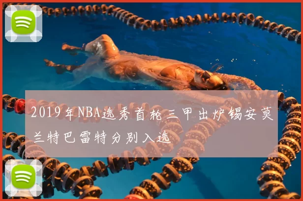 2019年NBA选秀首轮三甲出炉锡安莫兰特巴雷特分别入选