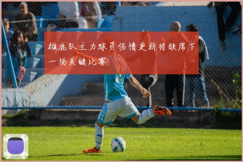 雄鹿队主力球员伤情更新将缺席下一场关键比赛