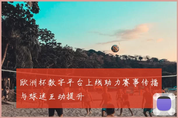 欧洲杯数字平台上线助力赛事传播与球迷互动提升